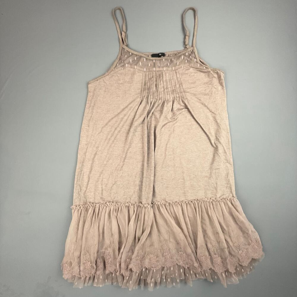 Ryu for Anthropologie Lace Trim Slip Dress